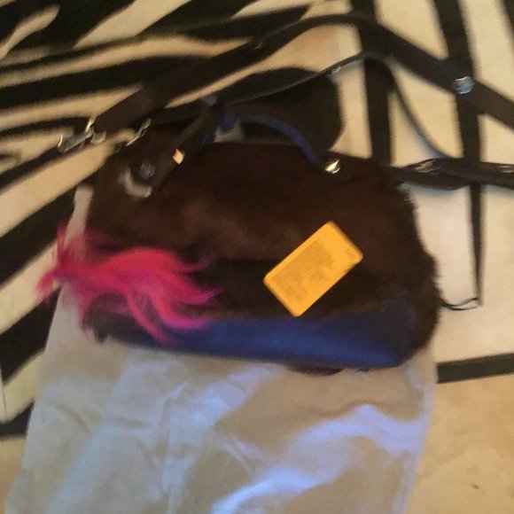 Fendi boston style African springbok fur bag brand New - Picture 1 of 3